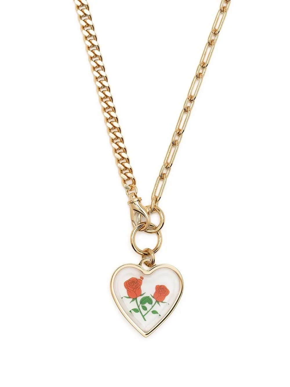 Cross my deals heart necklace