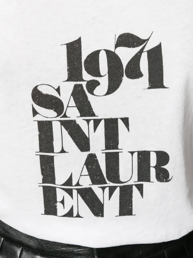 1974 saint laurent t shirt