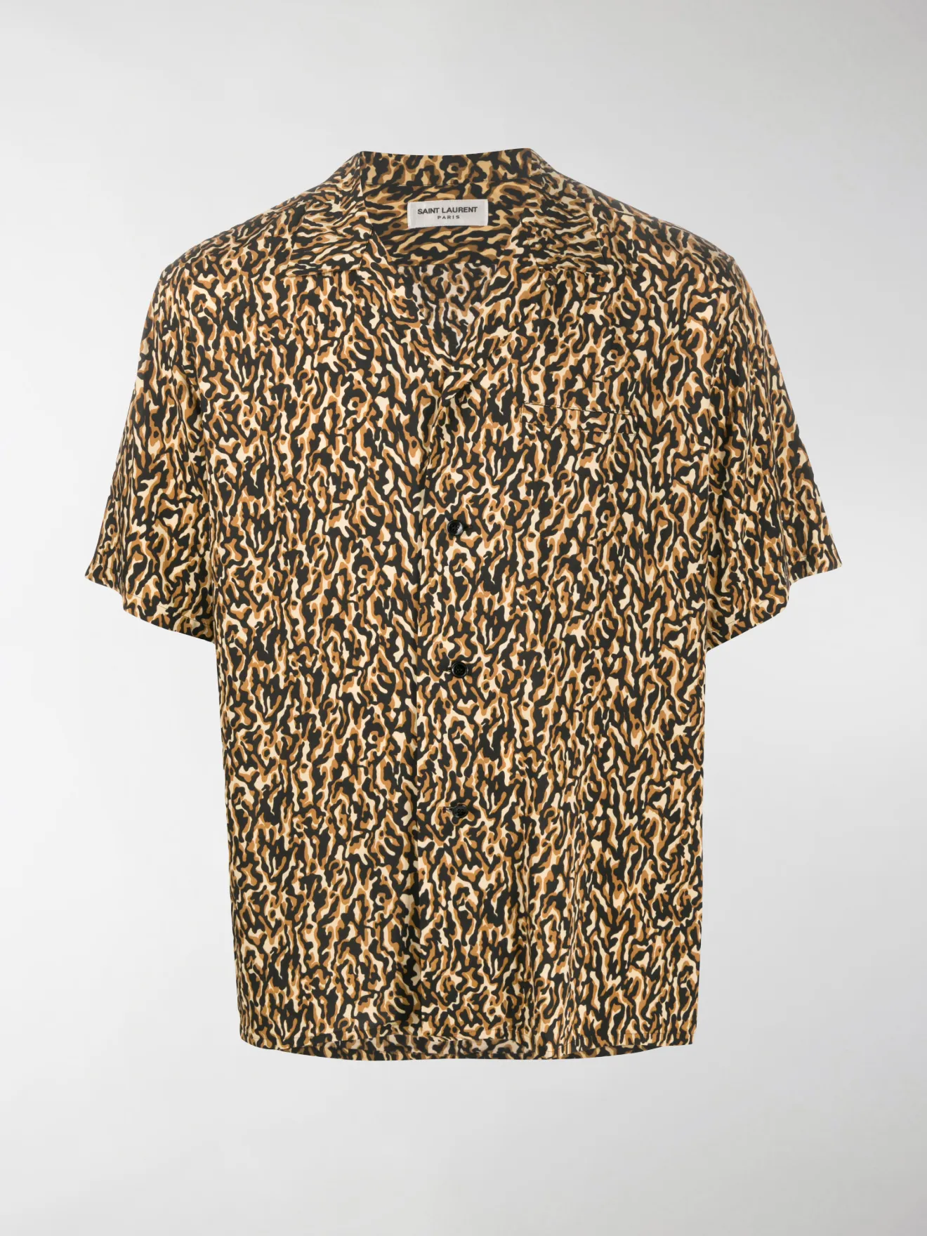 leopard print button up cardigan