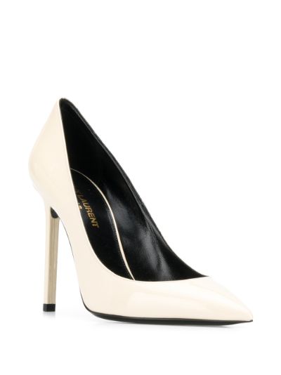 Anja pumps in leather, Saint Laurent