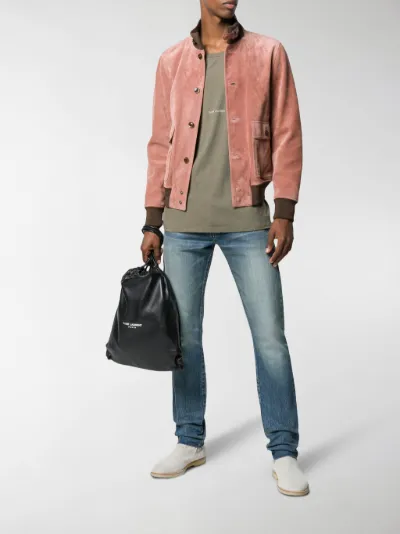 saint laurent bandana jeans