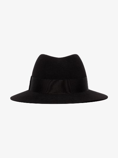 black round hat