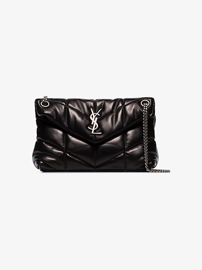 black loulou small shoulder bag