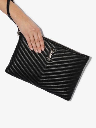 saint laurent monogram clutch