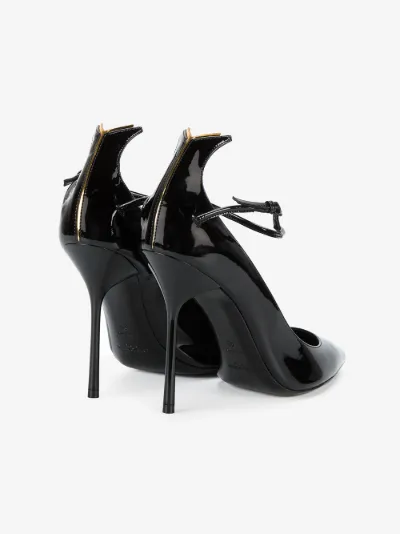 saint laurent ankle strap pump