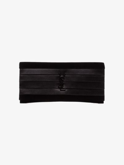 saint laurent velvet clutch