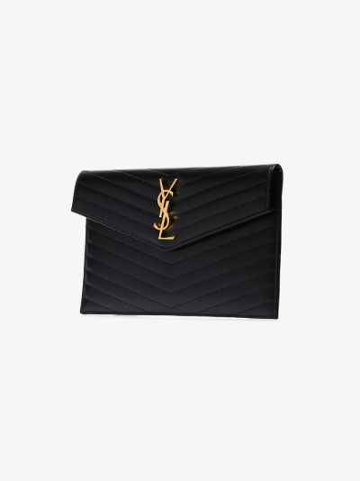 saint laurent envelope clutch