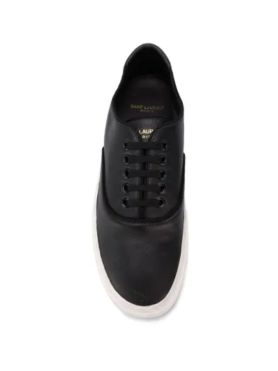 Saint Laurent black Venice low-top sneakers black | MODES