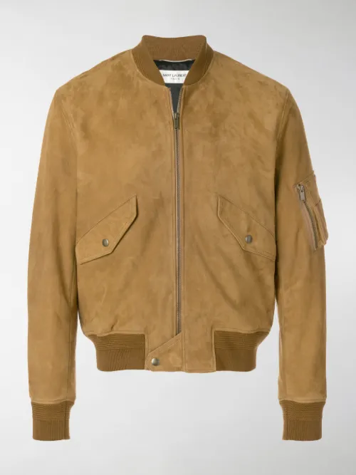 Saint Laurent - Bomber scamosciato