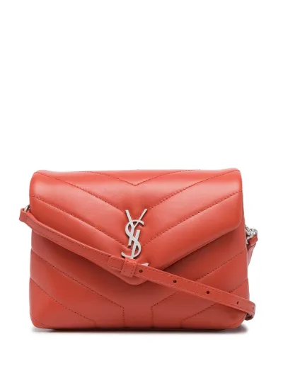 Saint Laurent Borsa a tracolla Loulou Toy arancione | MODES