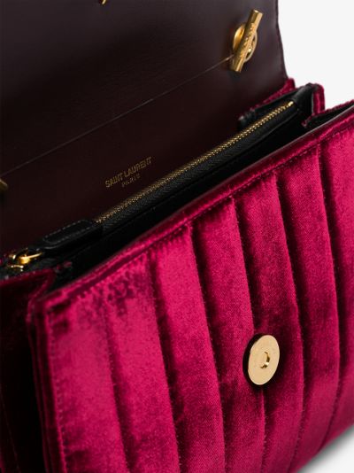 red velvet ysl bag