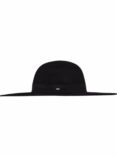 Saint Laurent Cappello asimmetrico nero | MODES