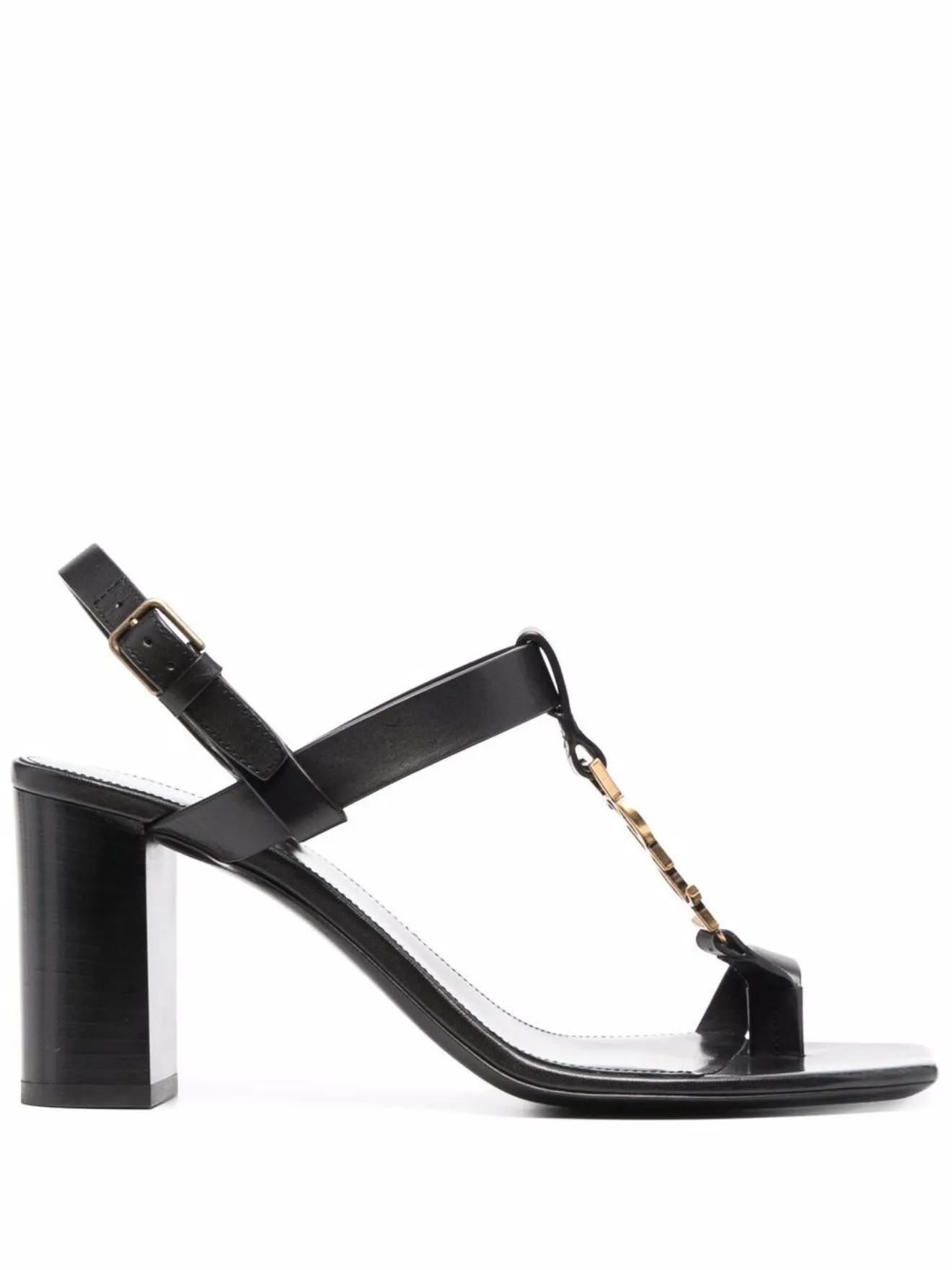 saint laurent block heel sandals