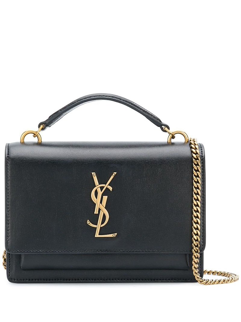 Saint Laurent Cassandra shoulder bag black MODES
