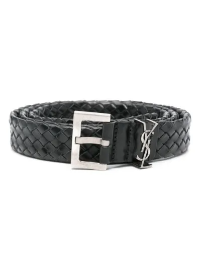 Mens yves saint laurent belt best sale