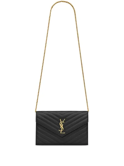 ysl monogram chain wallet bag