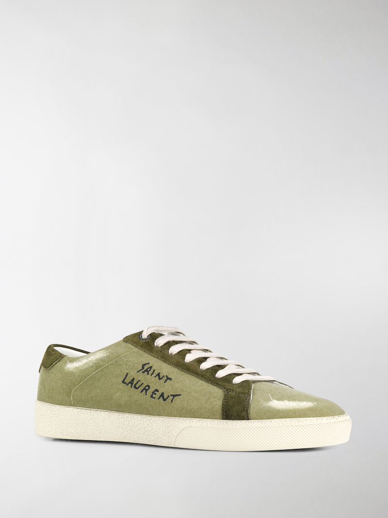 saint laurent sneakers green