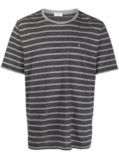 saint laurent striped tee
