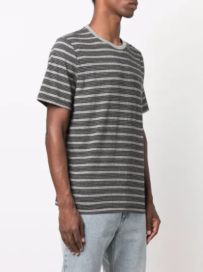 all saints striped t shirt