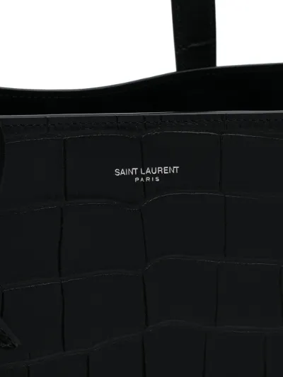 saint laurent croc tote