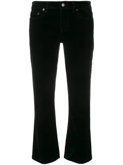saint laurent cropped jeans