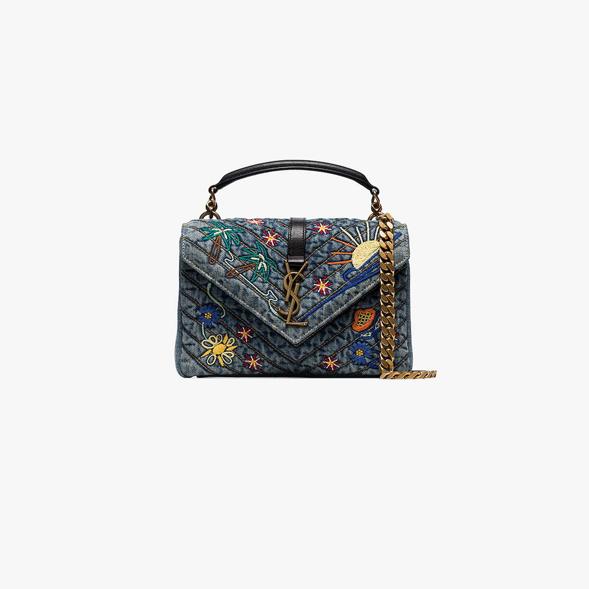 saint laurent denim bag