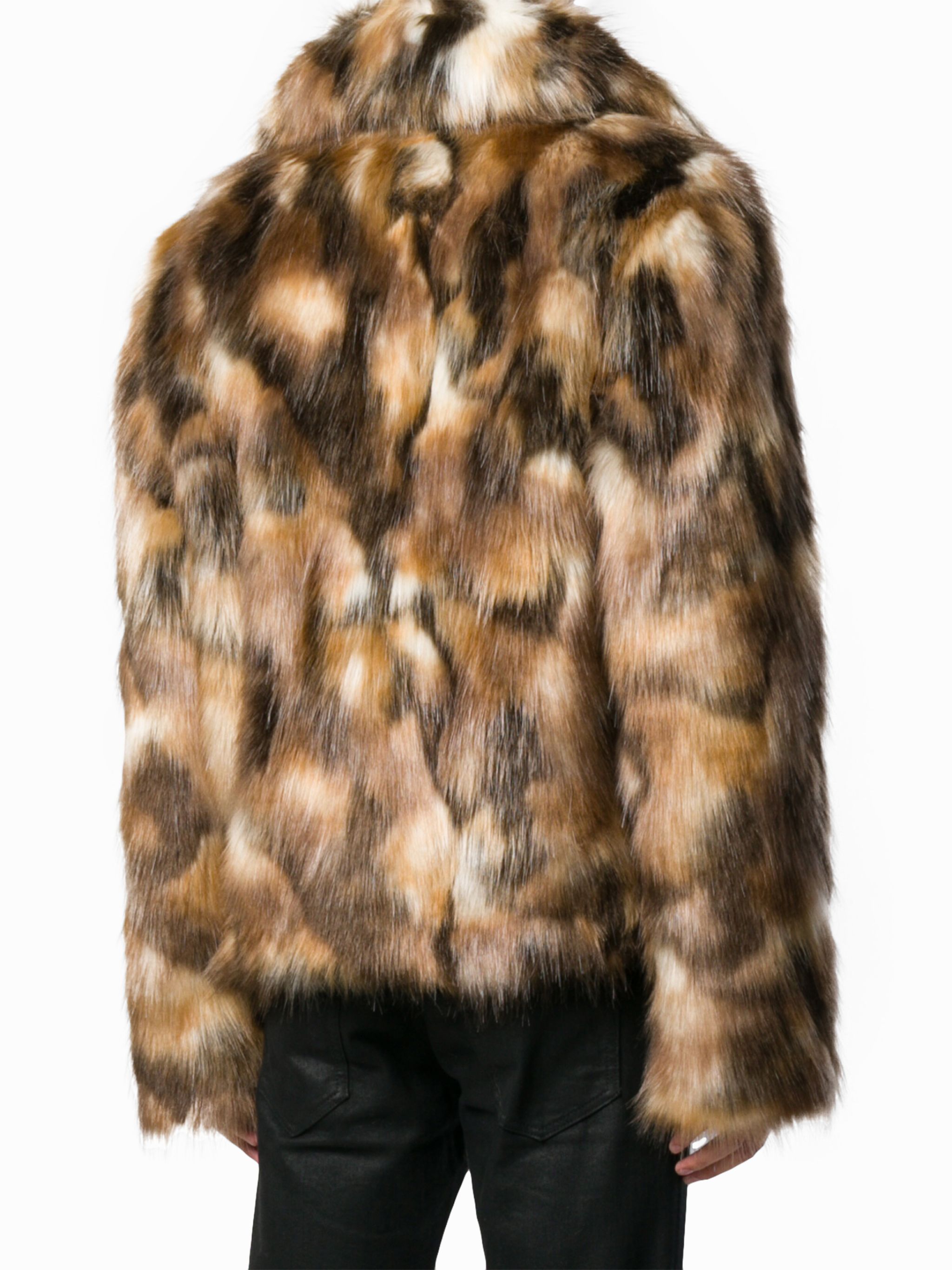 Saint Laurent inspired faux fur deals jacket