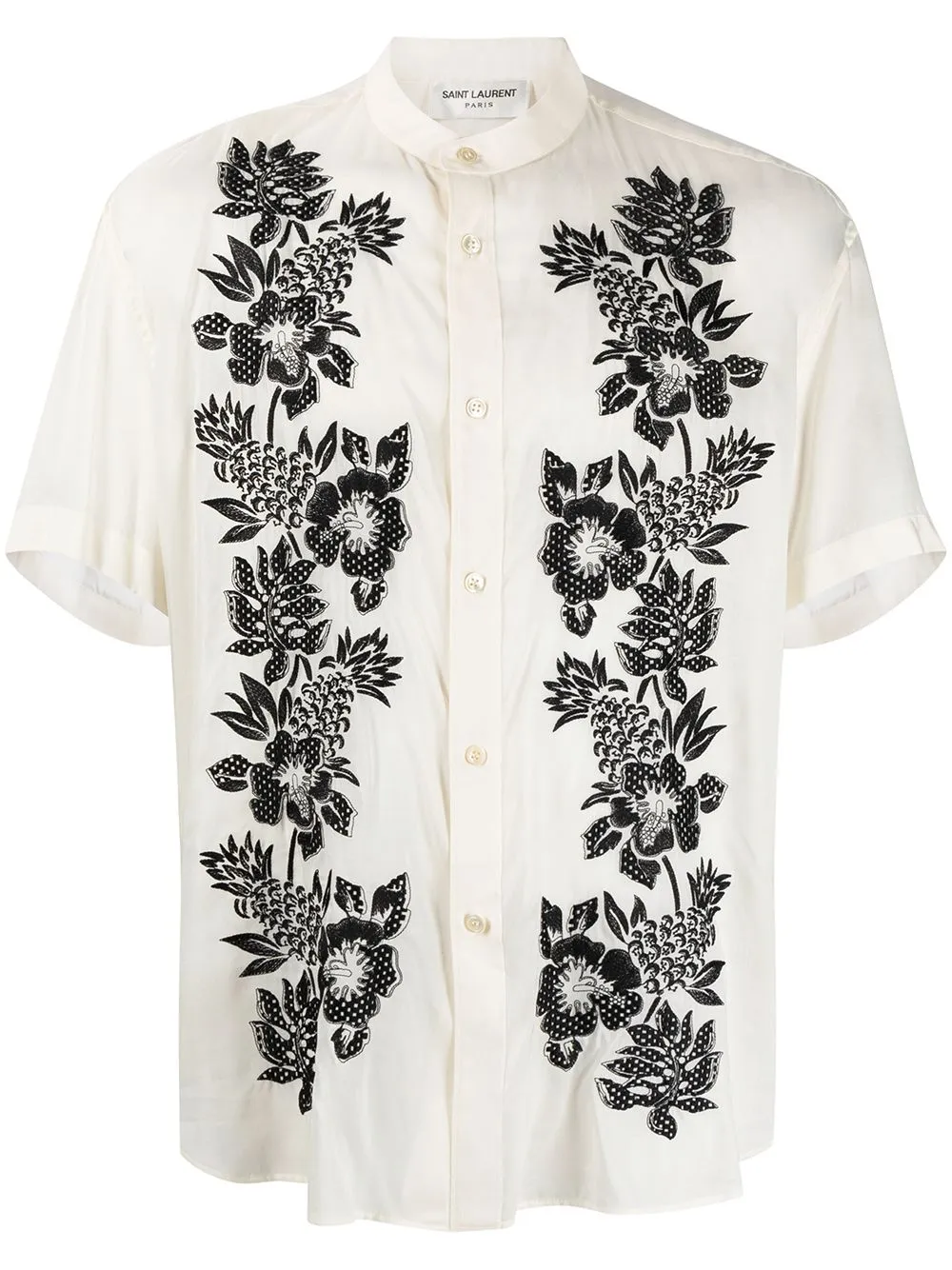 Saint laurent 2024 floral shirt