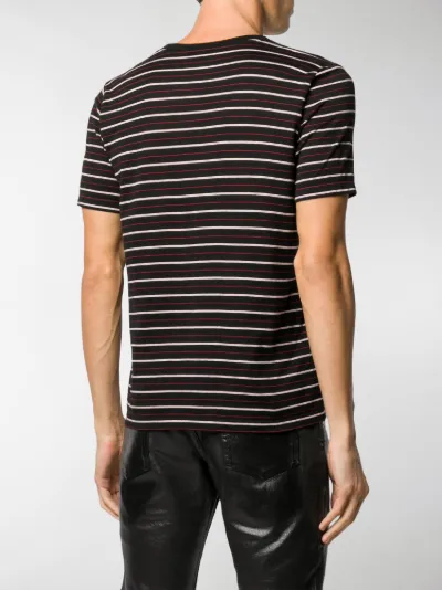 saint laurent striped t shirt