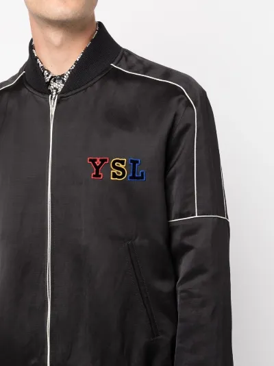 saint laurent embroidered jacket