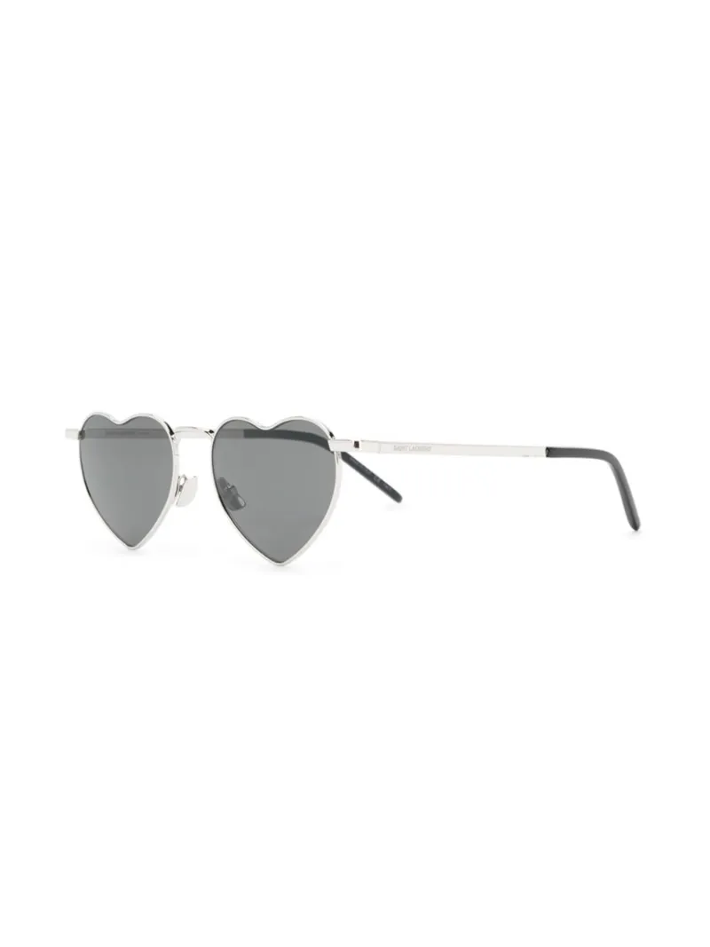 Saint Laurent Eyewear Occhiali da sole a cuore nero | MODES