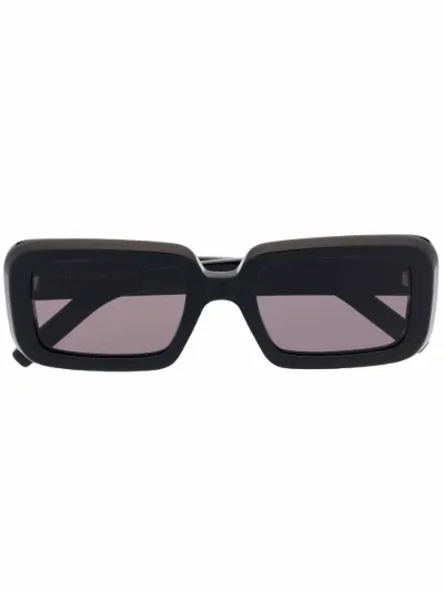 Saint Laurent Eyewear Occhiali da sole rettangolari nero | MODES