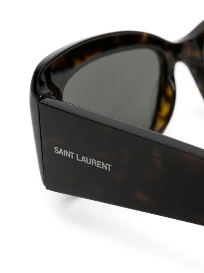 saint laurent tortoise shell sunglasses