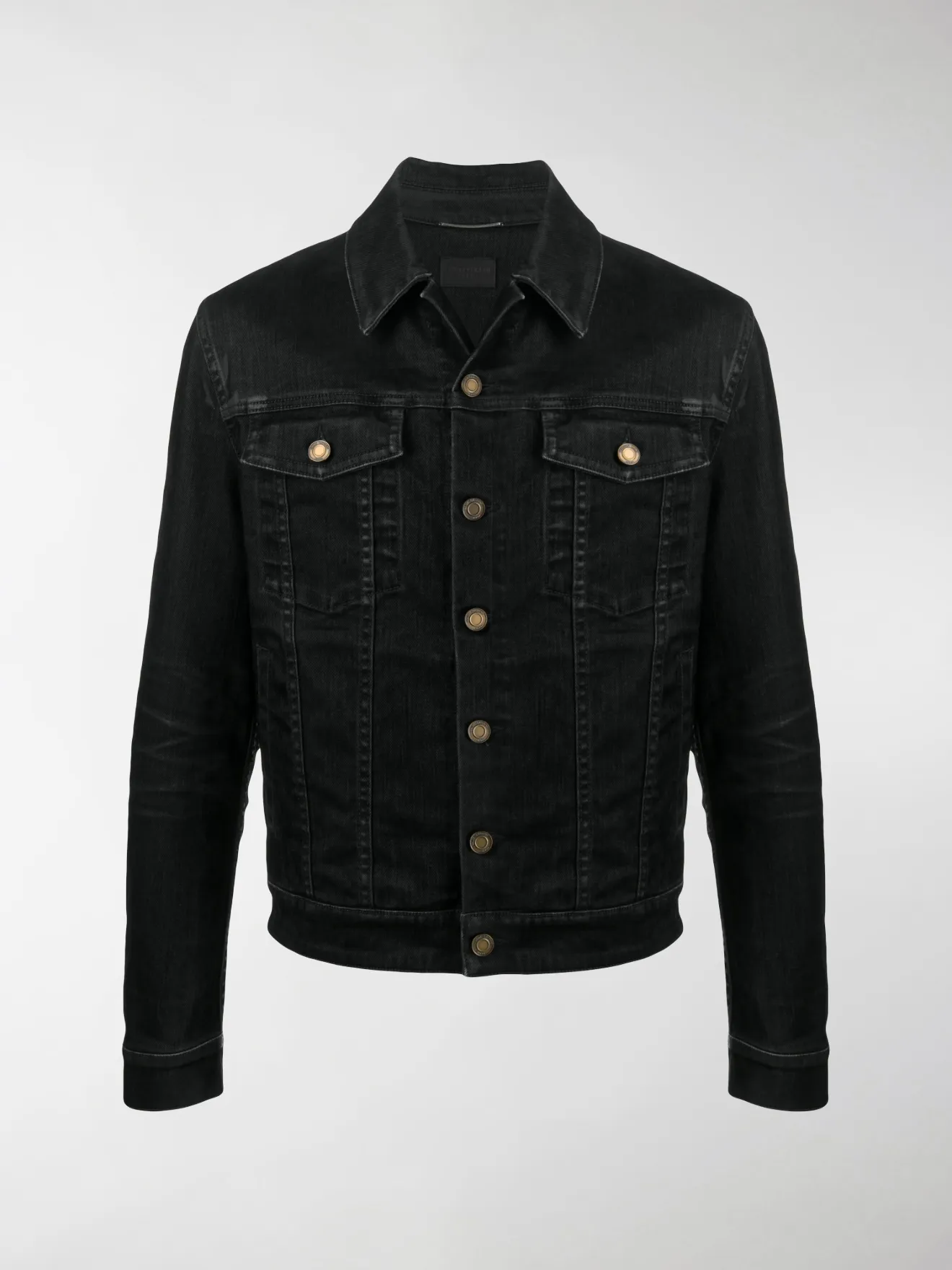 saint laurent denim jacket black