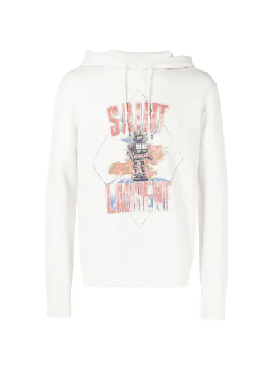 Felpa con stampa | Saint Laurent | Eraldo.com