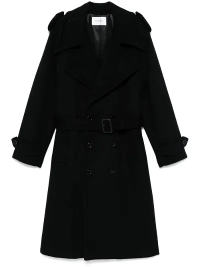 Felt trench coat store
