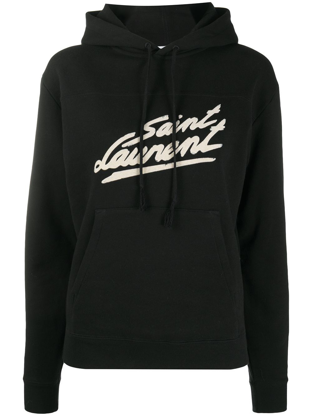 saint laurent signature hoodie