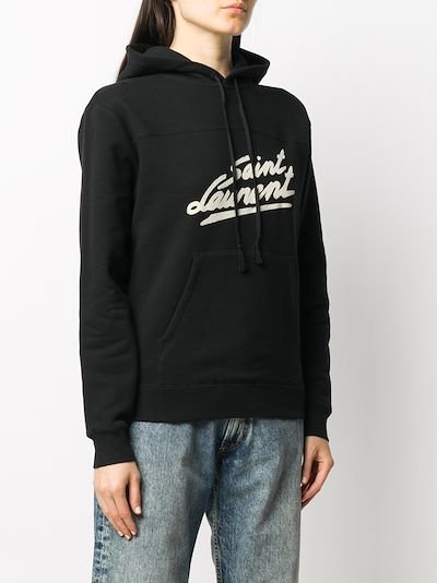 Saint laurent hotsell signature hoodie