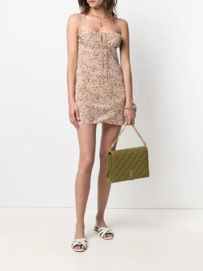 Floral print spaghetti strap dress Clearance