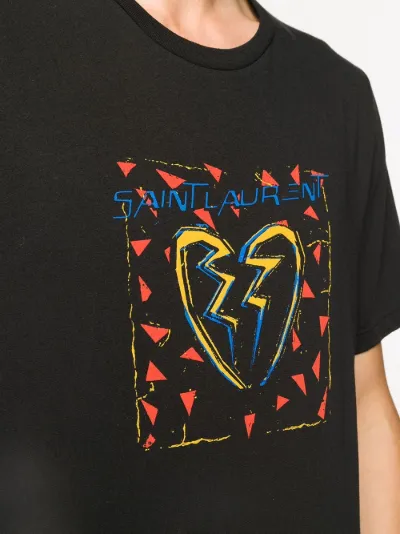 saint laurent graphic tee