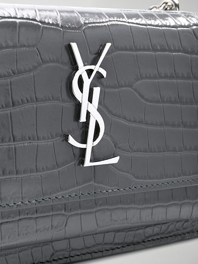 ysl wallet grey