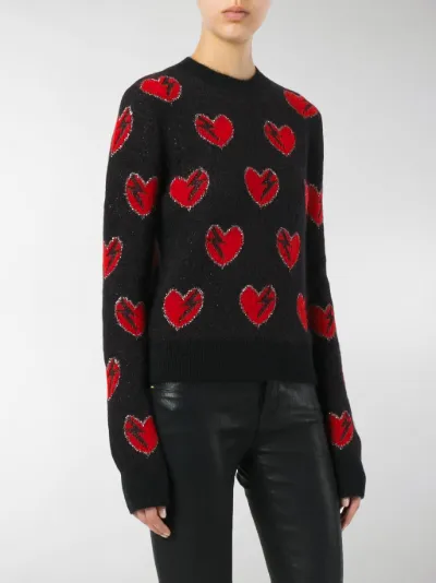 saint laurent lightning sweater