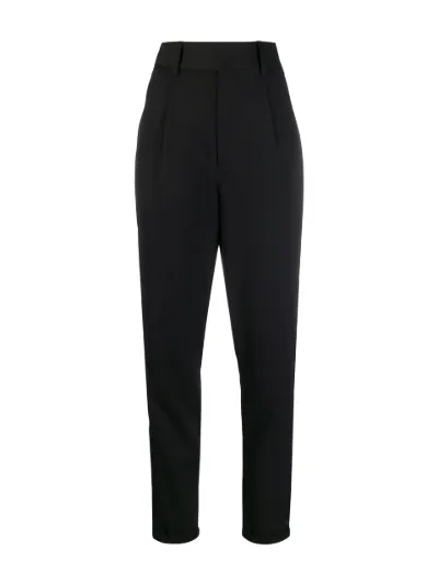 high waisted tailored trousers