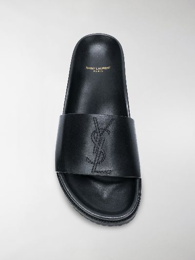 saint laurent slides men