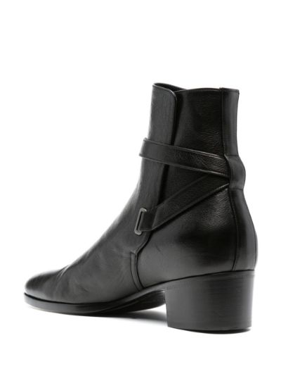 Saint laurent hot sale jodhpur boots