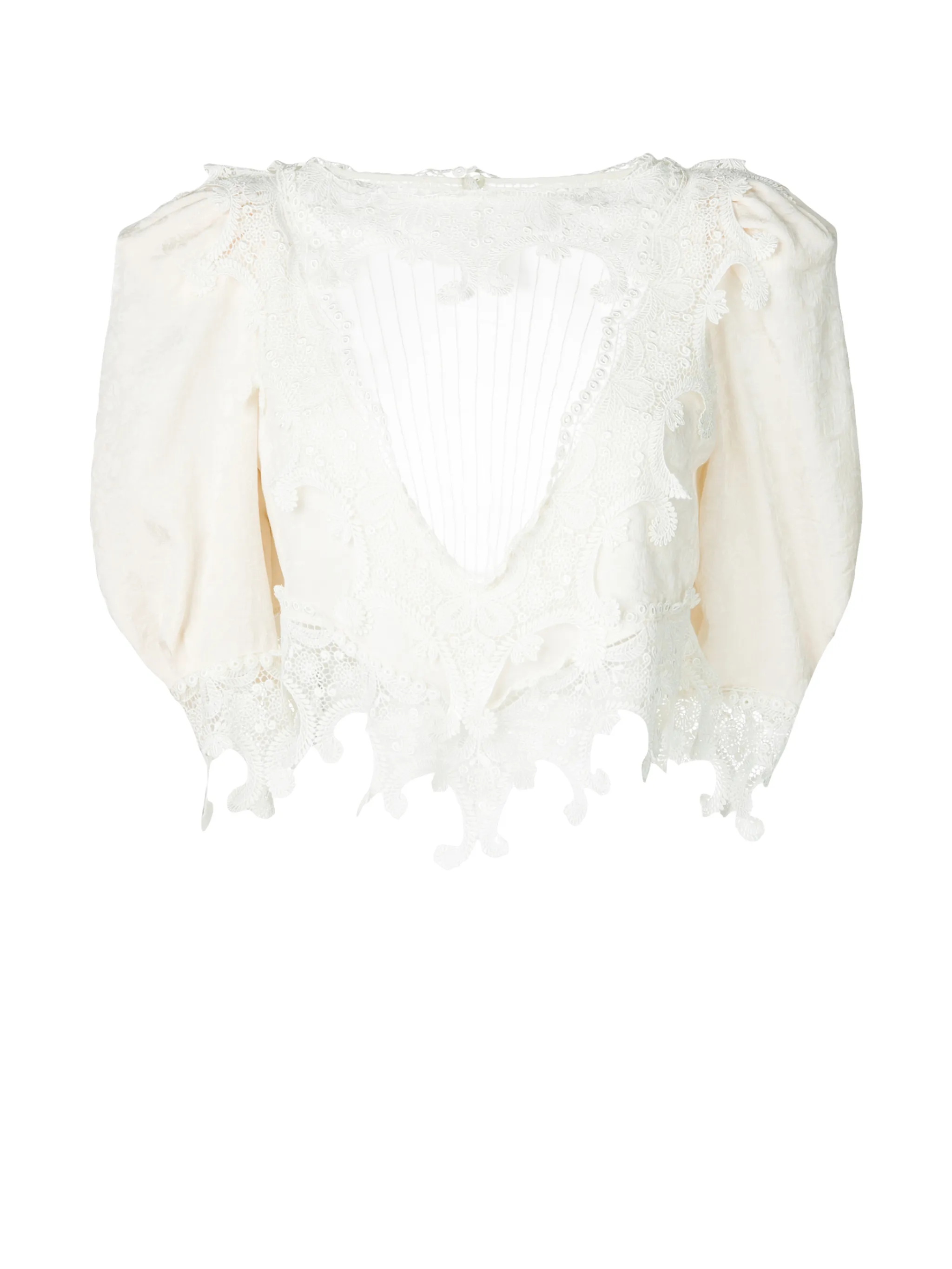 Saint Laurent lace front yoke blouse | Eraldo.com DE Saint Laurent lace front yoke blouse | Eraldo.com DE