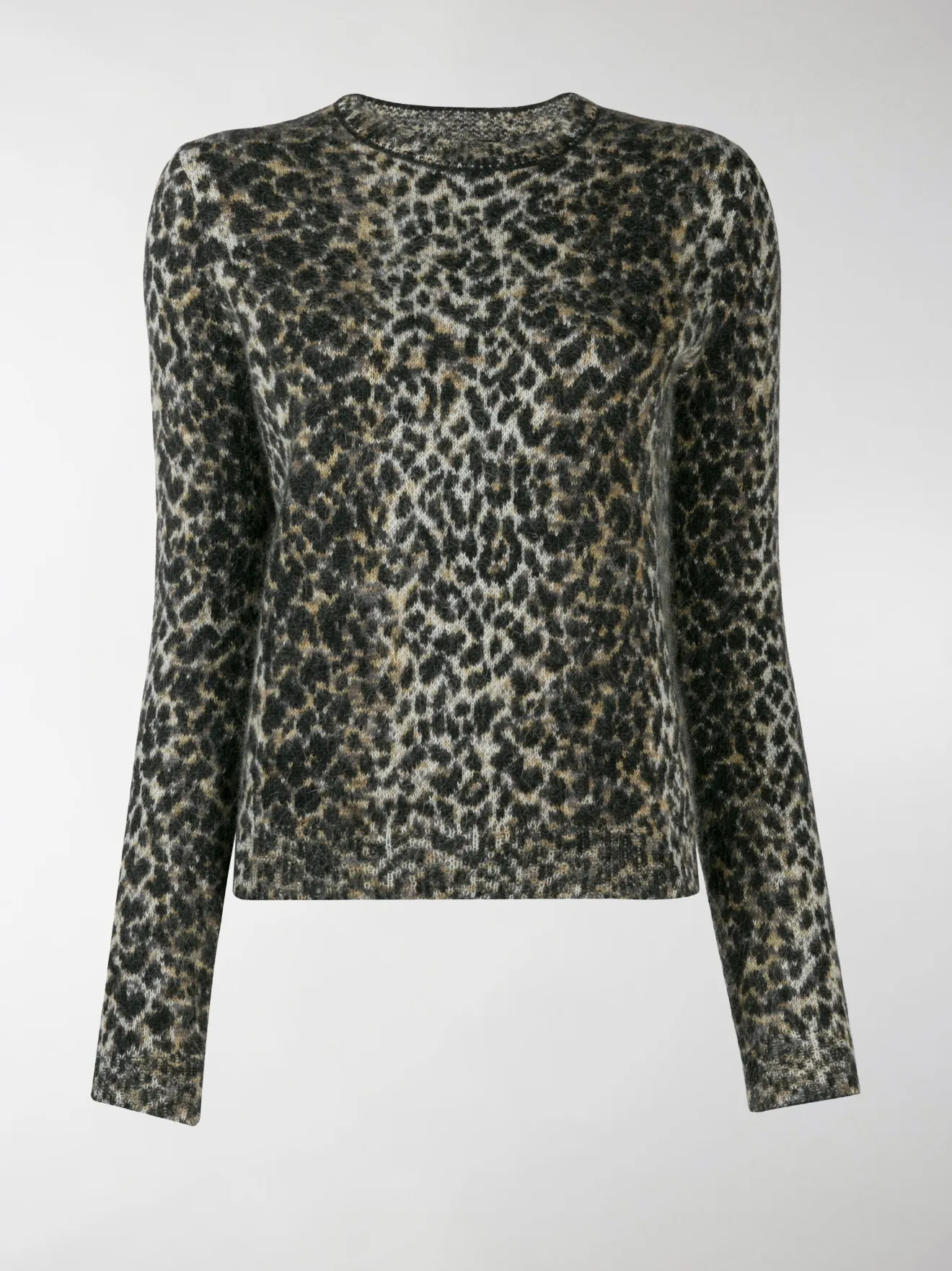 saint laurent leopard sweater
