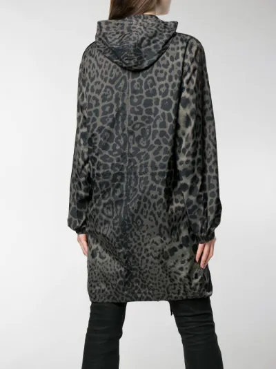 saint laurent animal print hoodie