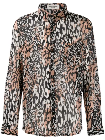 saint laurent long sleeve shirt