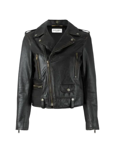 Biker jacket ysl best sale